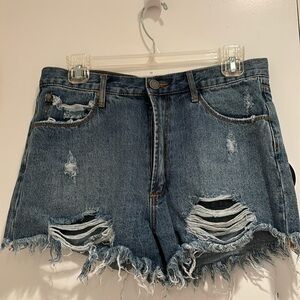 ARTICLES OF SOCIETY Jean shorts
